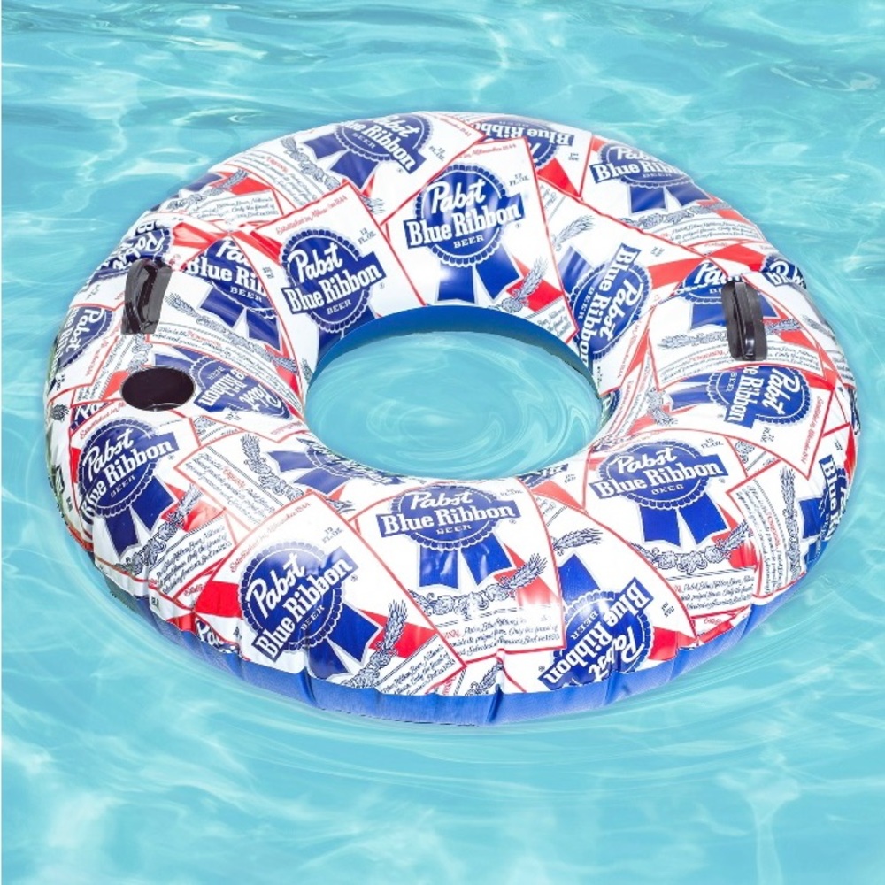 Pabst Blue Ribbon River Tube